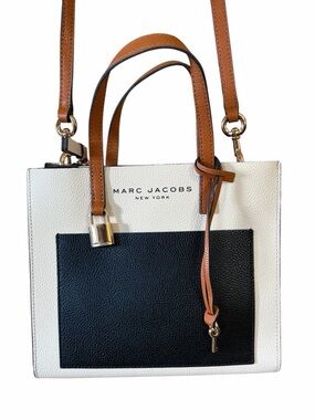 MARC JACOBS Mini Grind Colorblock Leather Tote